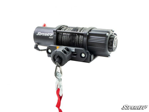 4500 Lb. Black Ops UTV/ATV Synthetic Rope Winch ( Official Recovery partner of Rock Life Racing )