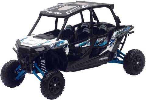 959-0094 NEW-RAY REPLICA 1:18 UTV POLARIS RZR 4 TURBO XP WHITE