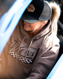 Off the Wall Heavy Weight Hoodie - Brown