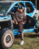 Off the Wall Heavy Weight Hoodie - Brown