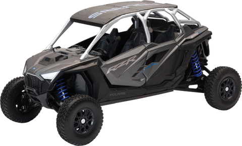 959-0190 NEW-RAY 1:18 SCALE POLARIS RZR PRO R4 MATTE HEAVY METAL