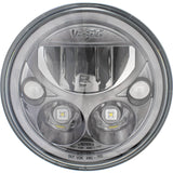2007-2017 Jeep JK VX LED Headlight Kit - Black Chrome | White Halo