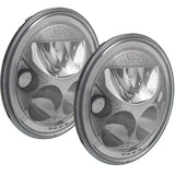 2007-2017 Jeep JK VX LED Headlight Kit - Black Chrome | Amber Halo