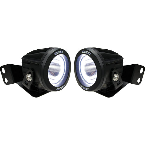 2008-2019 Polaris RZR A-Pillar Optimus Mounts (with 2 XIL-OPRH115 Lights)