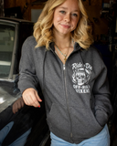 Raise Hell Zip Up Hoodie