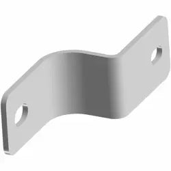 Rear Fender Mount Bracket, Black, Part 5267571-458