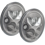 7" VX Series LED Headlight Kit - Black Chrome | Amber Halo