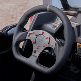 UTVMA DriftX Leather Steering Wheel With Hub (Polaris and Can Am, Kawasaki, Honda Models)
