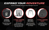 Honda Talon 4 Front Bump Seat (2020-2025)