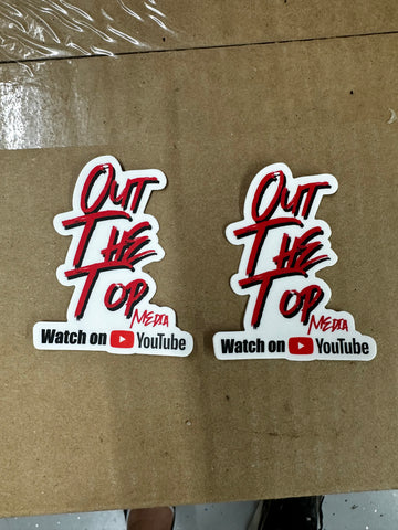 Out the Top Media Decal (2pack)