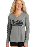Off the Wall  Jersey/Tech Tee - Gray Heather