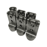 SET of 6 Polaris RZR 1000 Weld in roll cage bungs / connectors