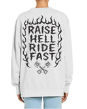 Raise Hell Heavyweight Crew Sweatshirt