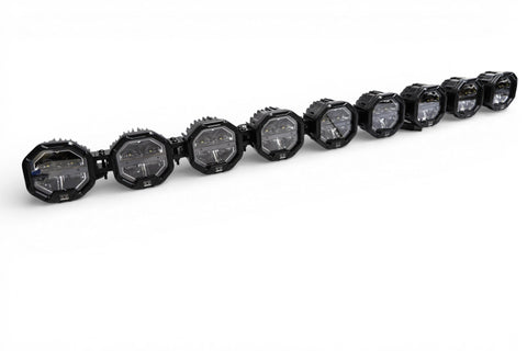 9 Light U-Con Interlocking Off Road LED Pod With Amber or White DRL Running Light