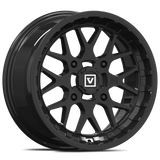 V03 14X7 +25MM 4X137 GLOSS BLACK