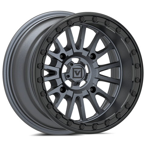 V16 BEADLOCK 15X8 -12MM 4X156 SATIN GUNMETAL