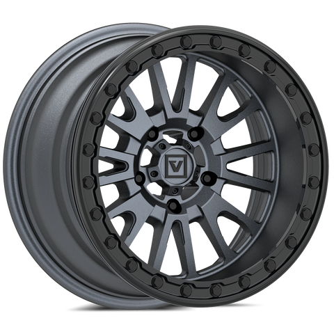 V16 BEADLOCK 15X8 -12MM 5X114.3 SATIN GUNMETAL