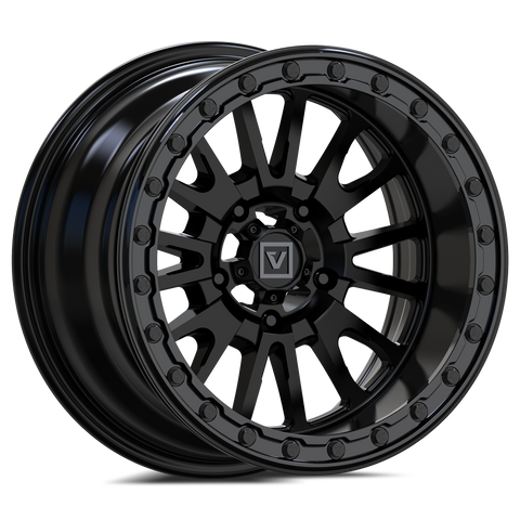 V16 BEADLOCK 15X8 -12MM 5X114.3 SATIN BLACK