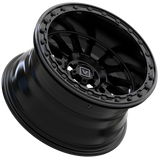 V16 BEADLOCK 15X8 -12MM 4X137 SATIN BLACK
