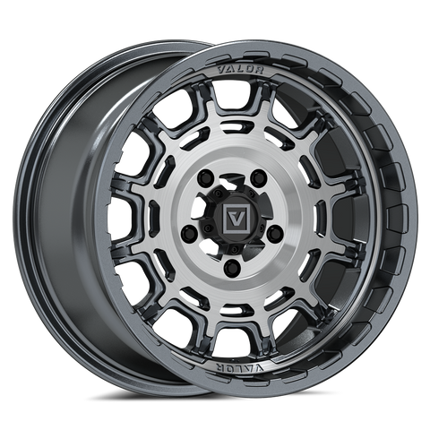 V17 15X8 +10MM 5X114.3 BRUSHED GUNMETAL