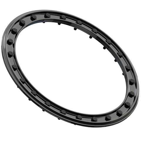 15" VBR10 BEADLOCK RING - BRUSHED GUNMETAL