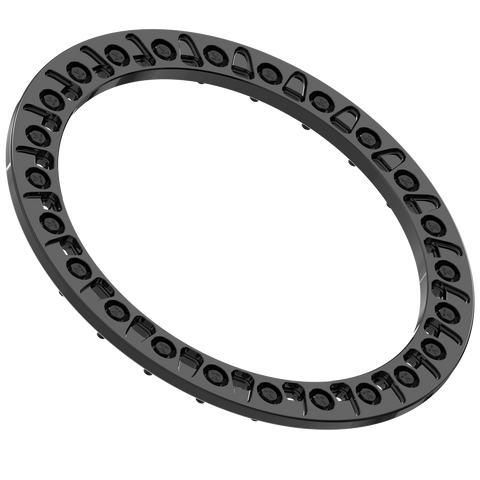 17" VBR30 BEADLOCK RING - GLOSS BLACK