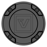 VCAP1 GLOSS BLACK GB LOGO - ABS