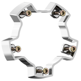 VCAP2 CAP RISER CHROME - ABS