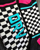Checkered Riding Sock