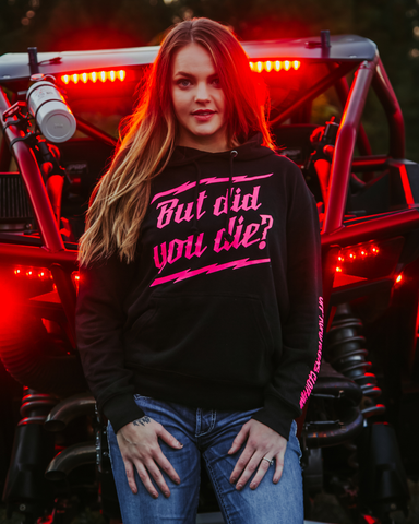But Did you Die? Heavyweight Pullover Hoodie