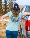 Race Day Vibes Ladies V Neck Tee