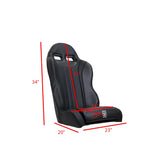 "Weekender" Series Pair of Front Suspension Bucket Seats RZR 800 (2008-2014)