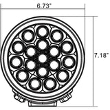 6" TPX Transporter 18-LED Driving Light