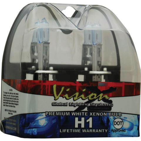 H1 Super White Bulb Set Low 55 Watt