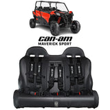 Maverick Sport Max Rear Bench with Harnesses (2019-2025)