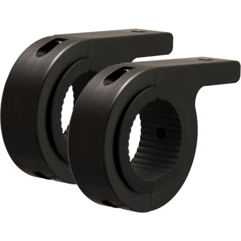 Pair of Black 1.75" Tube Frame Mounting Clamp (For M8 Mounting Bolt)