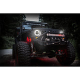 2007-2017 Jeep JK VX LED Headlight Kit - Chrome | White Halo