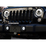 3.7" Optimus Round 15º Beam with White Halo LED Light Kit