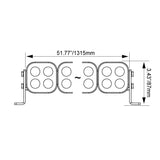 50" Curved Unite Modular LED Light Bar - Preconfigured
