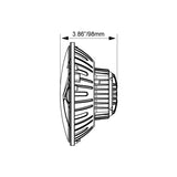 7" VX Series LED Headlight Kit - Chrome | Amber Halo