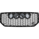 2016-2019 GMC Sierra 1500 Cannon CG2 Grille with 4 CG2 4.5" Lights (2 Optic and 2 Reflectors)