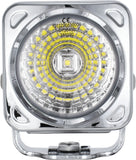 3" Optimus Chrome Square 20° Beam LED Light Kit