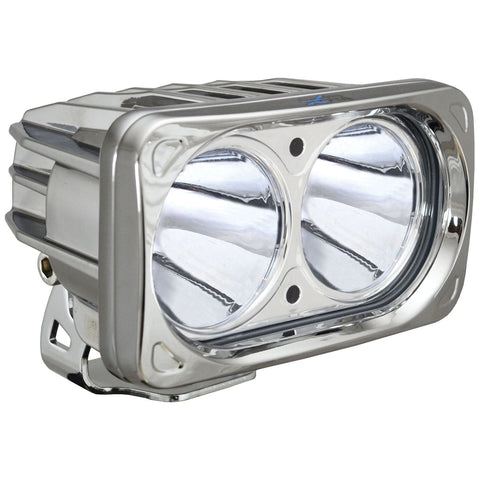 6" Optimus Chrome Dual 10° Beam LED Light