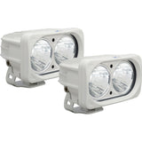 6? White Optimus Dual 20° Beam LED Light Kit