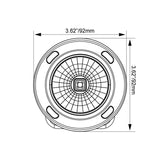 3.7"  CG2 Single LED Light Cannon Kit