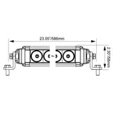 20" XPL Curved LED Light Bar