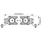 20" XPR Curved Halo Light Bar