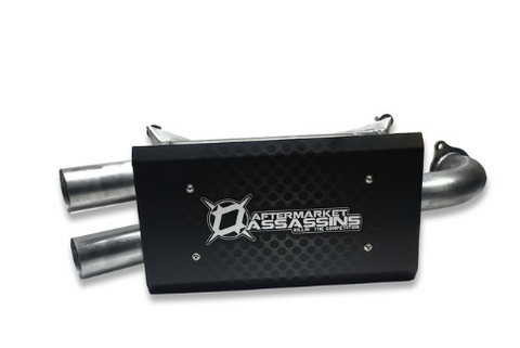 AA STAINLESS SLIP-ON EXHAUST FOR 2015-UP RZR XP 1000 & RS1