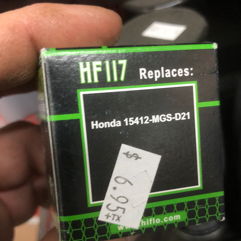 HF117Premium Oil Filter — Cartridge