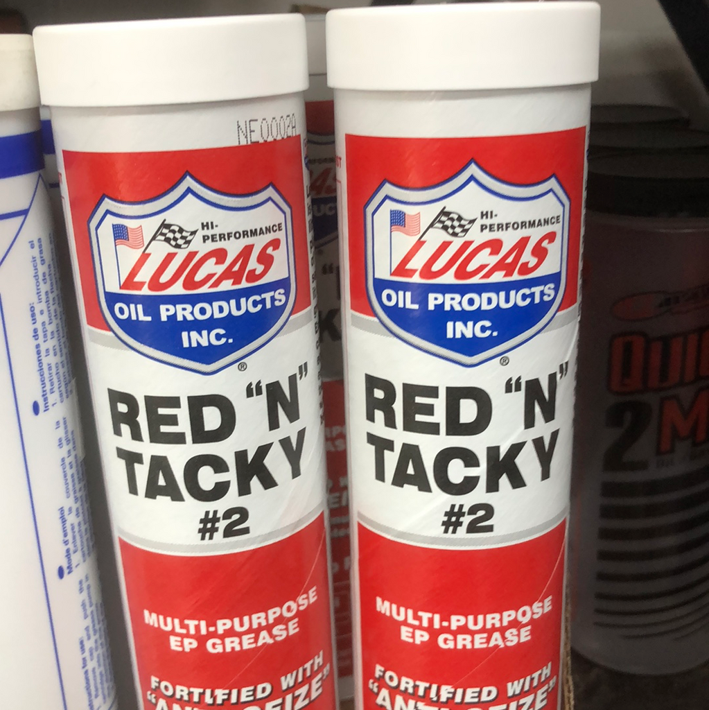 LUCAS RED 'N' TACKY #2 GREASE 14.5OZ CARTRIDGE – Rock Life Offroad, LLC